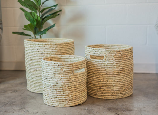 Mikka Handwoven Grass Baskets