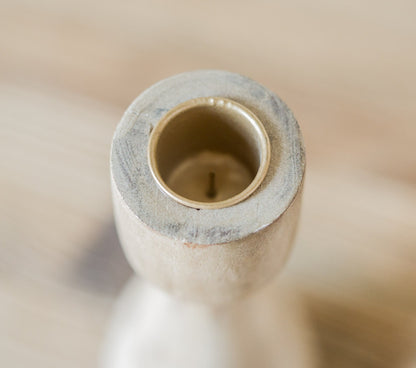 Wood Turned Candle Holder