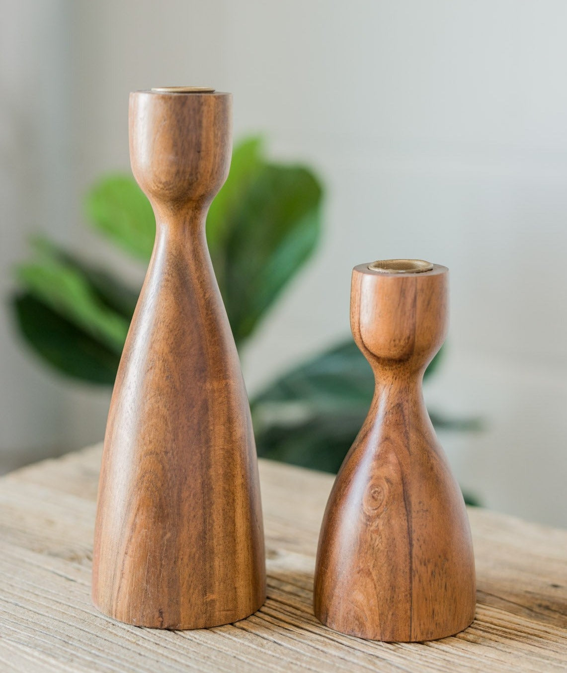 Wood Turned Candle Holder