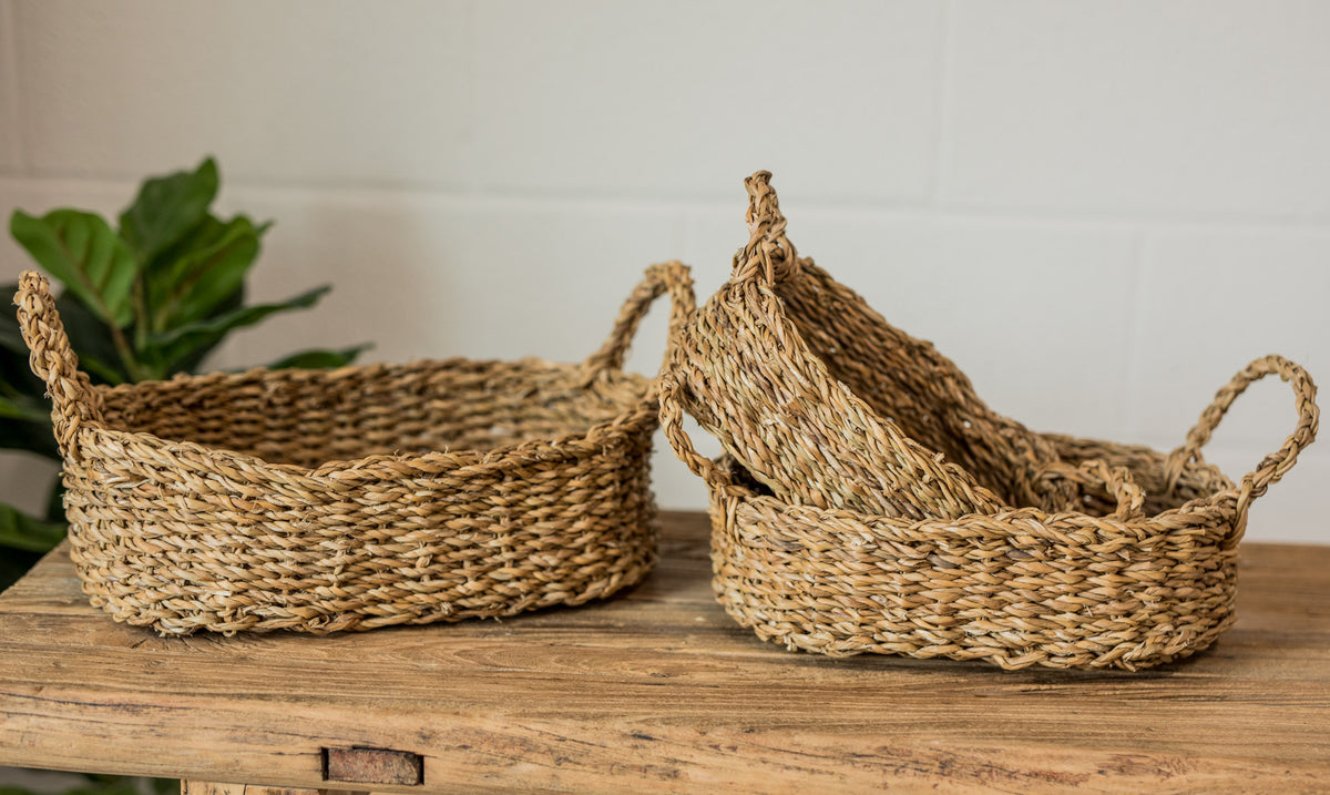 Carolina Woven Seagrass Basket