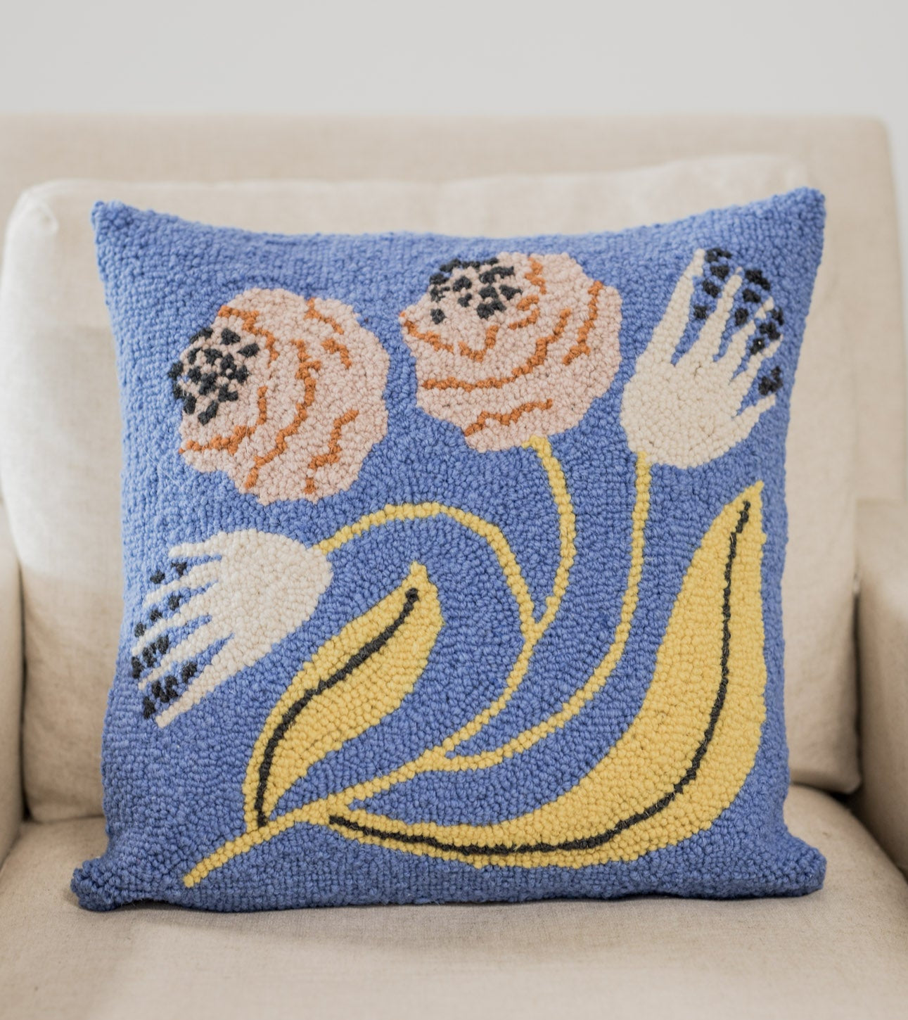Organic Floral Hook Pillow