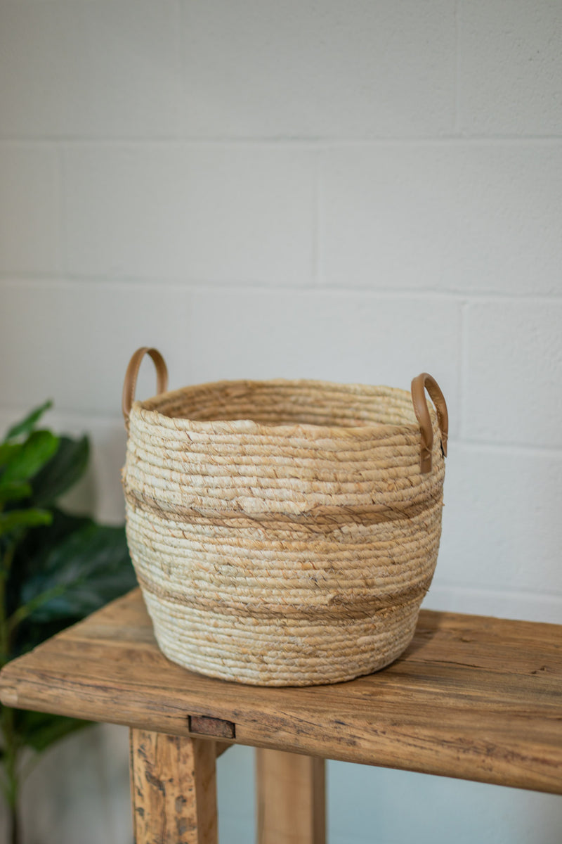 Maize Striped Basket