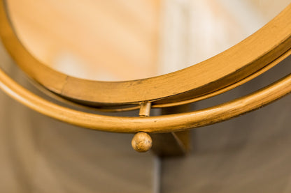 Round Wall Mirror w/ Adjustable Bracket