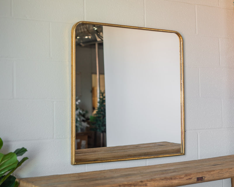 August Metal Framed Wall Mirror