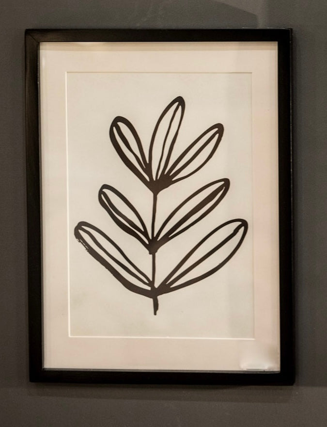 Esquisse Leaf Print