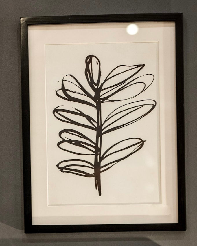 Esquisse Leaf Print