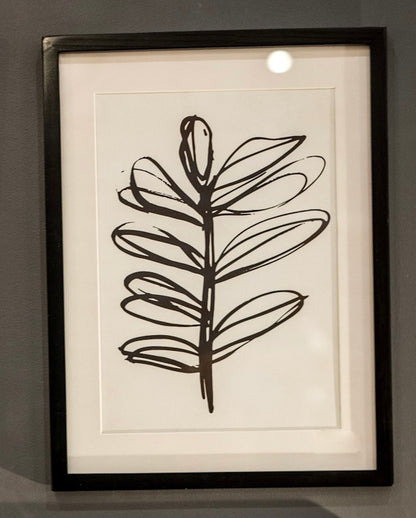 Esquisse Leaf Print