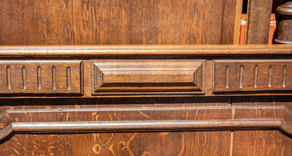 Henri II Style Oak Bed