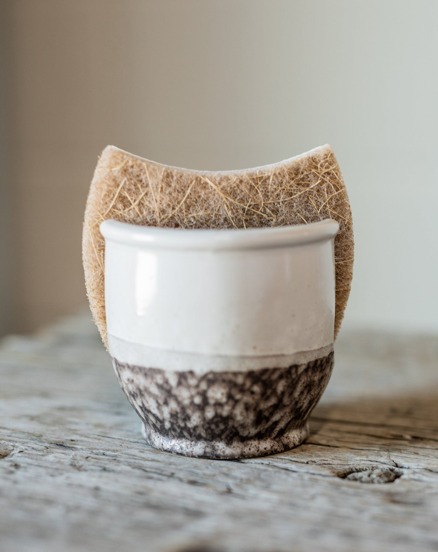 Glazed Stoneware Sponge Holder