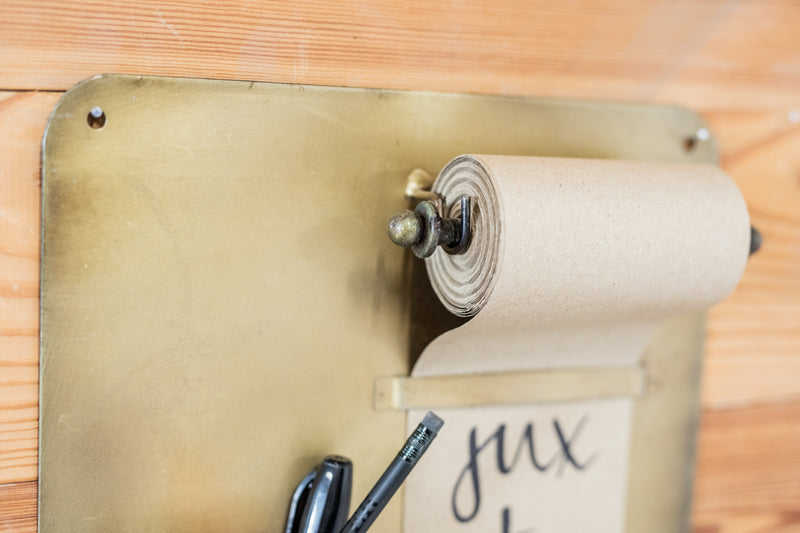 Hanging Note Roll w/ Pencil Cup