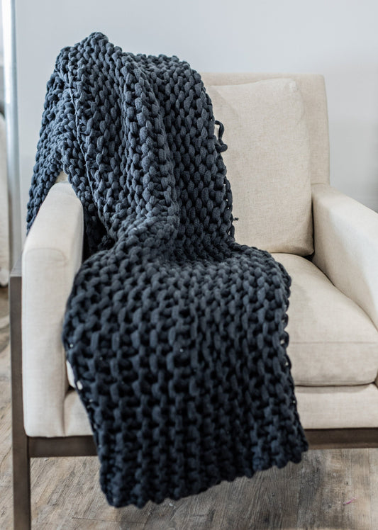 Finn Hand Knit Throw