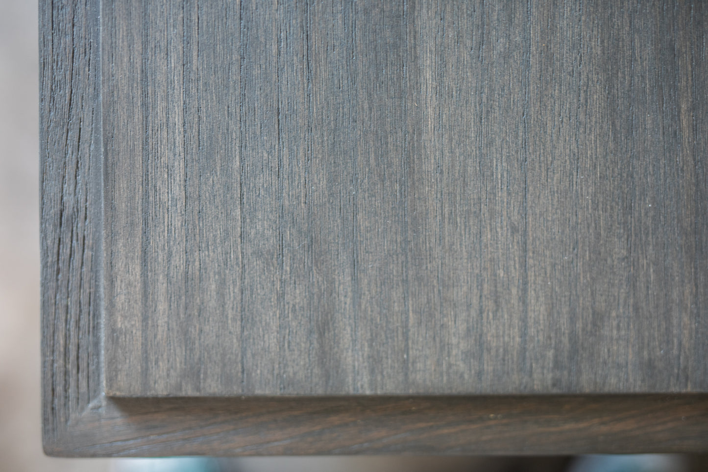 Reid Charcoal Wood & Cane Nightstand