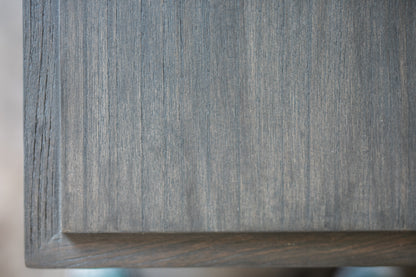 Reid Charcoal Wood & Cane Nightstand