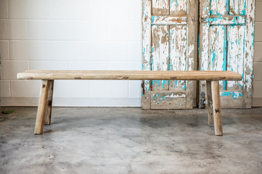 Sylvia Reclaimed Elm Bench