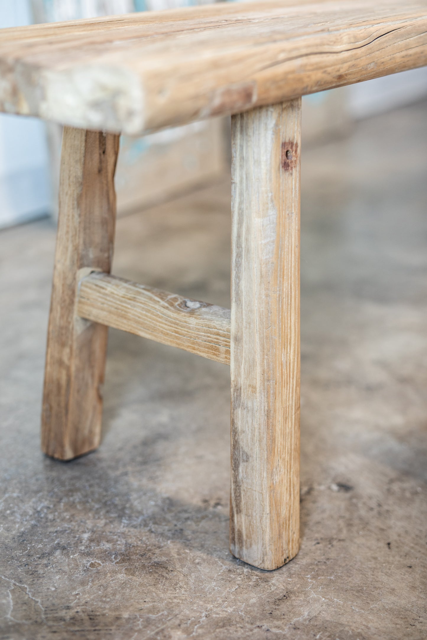 Sylvia Reclaimed Elm Bench