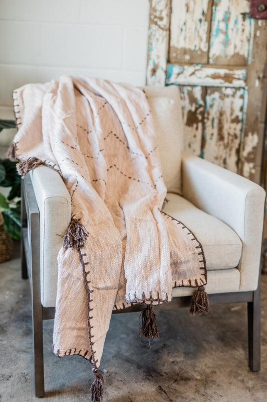 Blush Casbah Throw