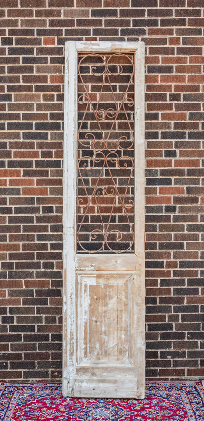 Iron Heart Wood Door