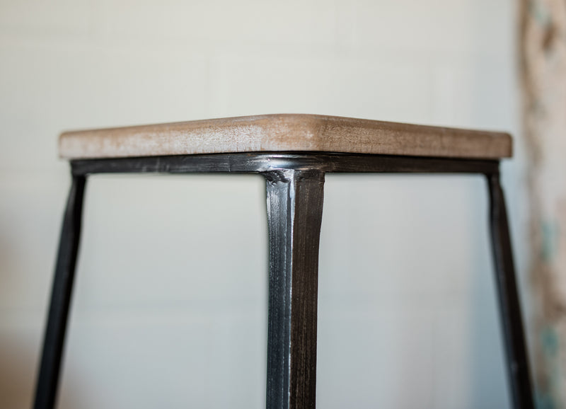 Preston Bar Stool w/ Square Seat