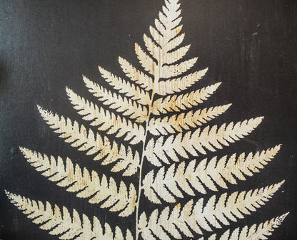 Wood Framed Vintage-Inspired Fern Print