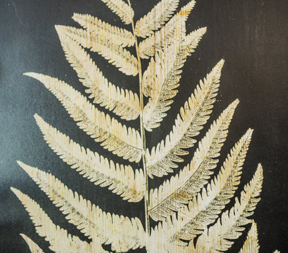 Wood Framed Vintage-Inspired Fern Print